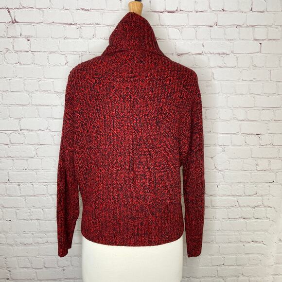 Sanctuary Red Black Chunky Knit Sweater XXS - Picture 3 of 7